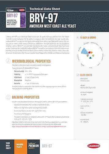 Miniatura 3 de Danstar BRY-97 American West Coast Ale Levadura, 0.39 oz