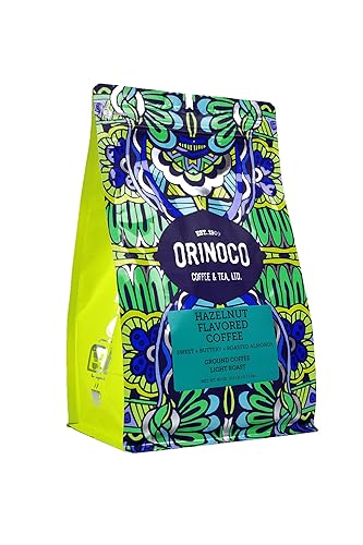 Miniatura 2 de Orinoco - Café con sabor a avellana, bolsa de 2.5 libras, tostado ligero, café molido, granos 100% arábica