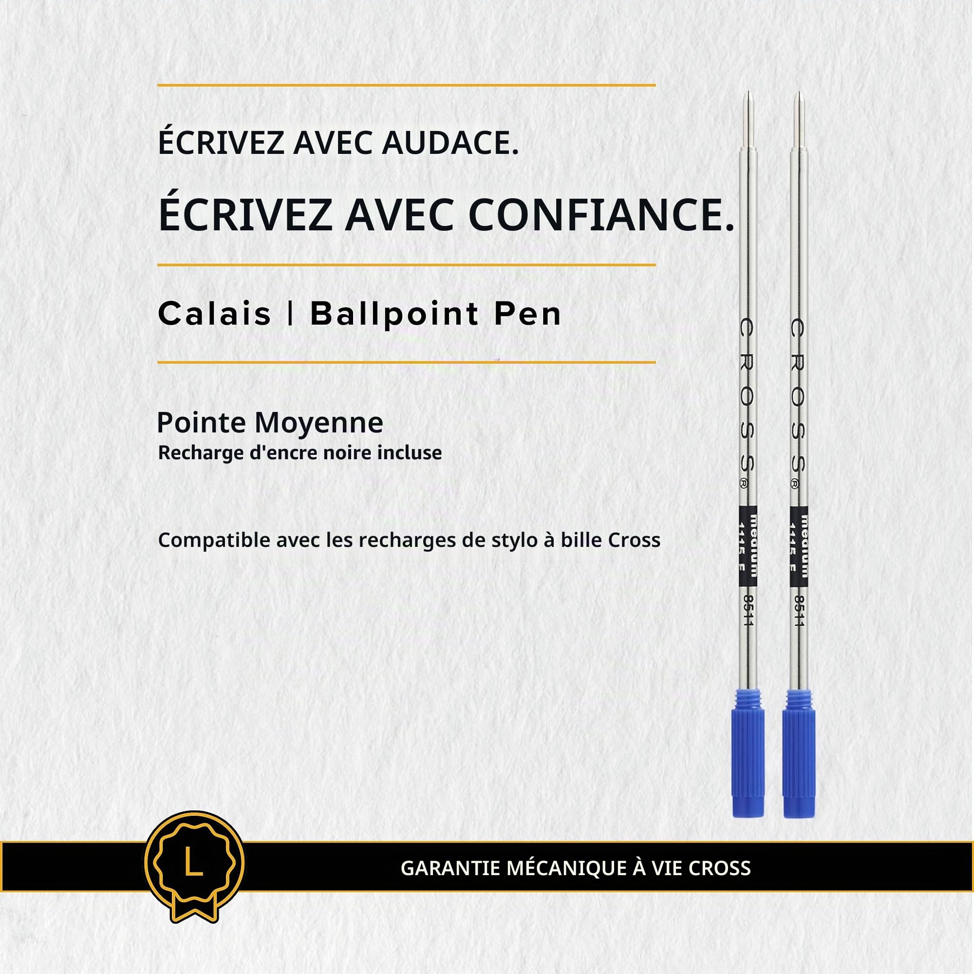 Cross Calais Stylo Bille Chrome