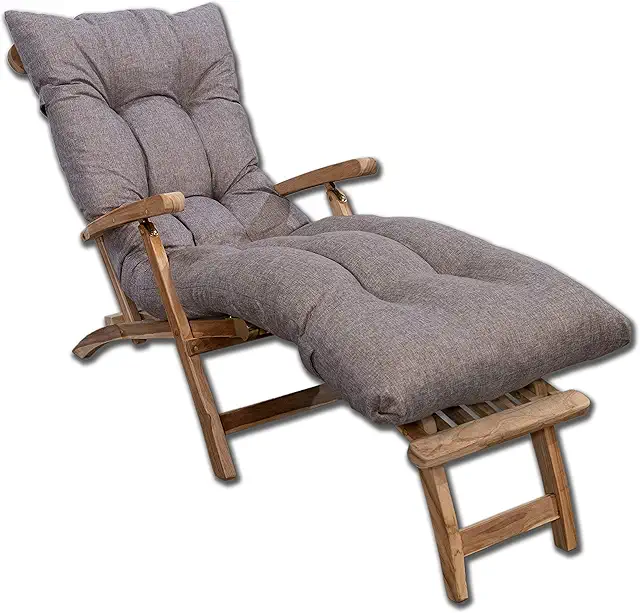 Coussin Chaise Longue Bananair - Ultra Confortable, Design Matelassé, Fabriqué en France