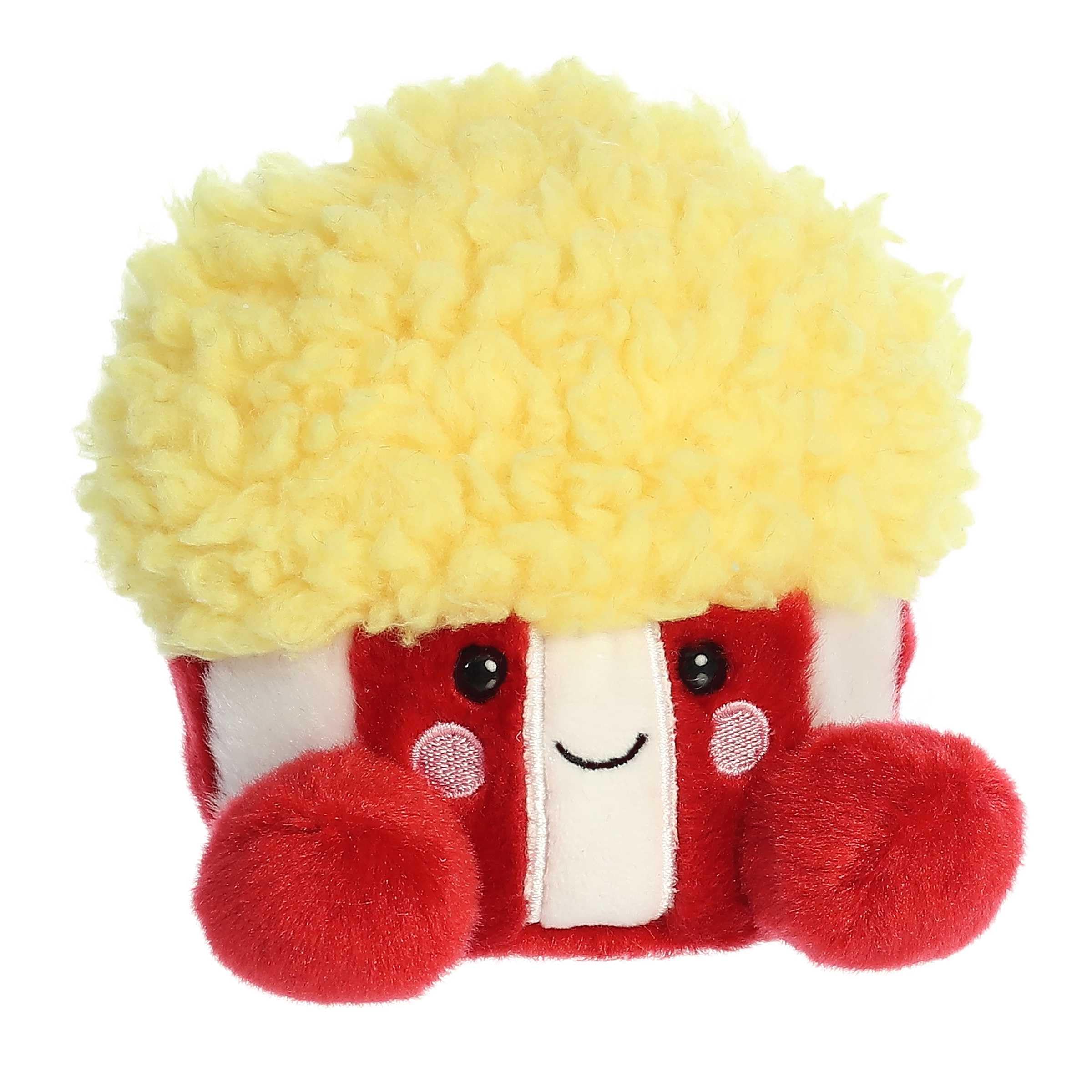 Aurora Adorable Palm Pals Butters Popcorn Stuffed Animal - Pocket-Sized Play - Collectable Fun - Yellow 5 Inches - Image 2