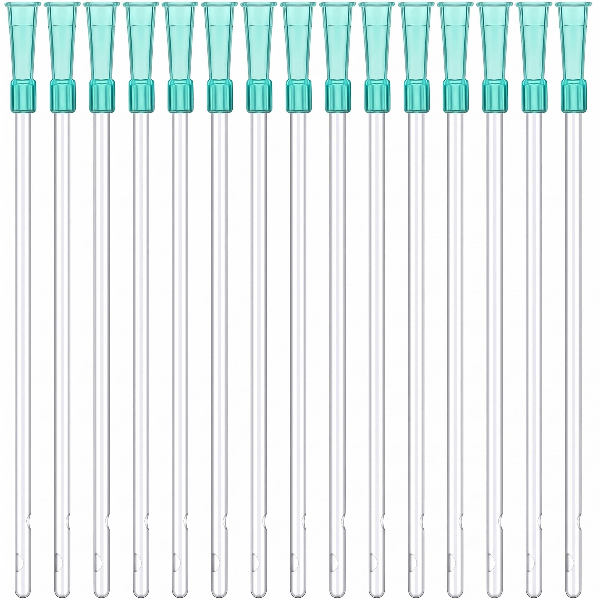 TrelaCo 50 Pieces Replacement Catheter Tubes Women Men, PVC Flexible, 20fr 50 20fr