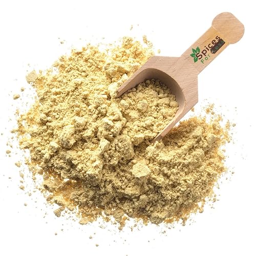 SFL - Semillas de mostaza, amarillo molido, 5 libras a granel, kosher, bolsa resellable