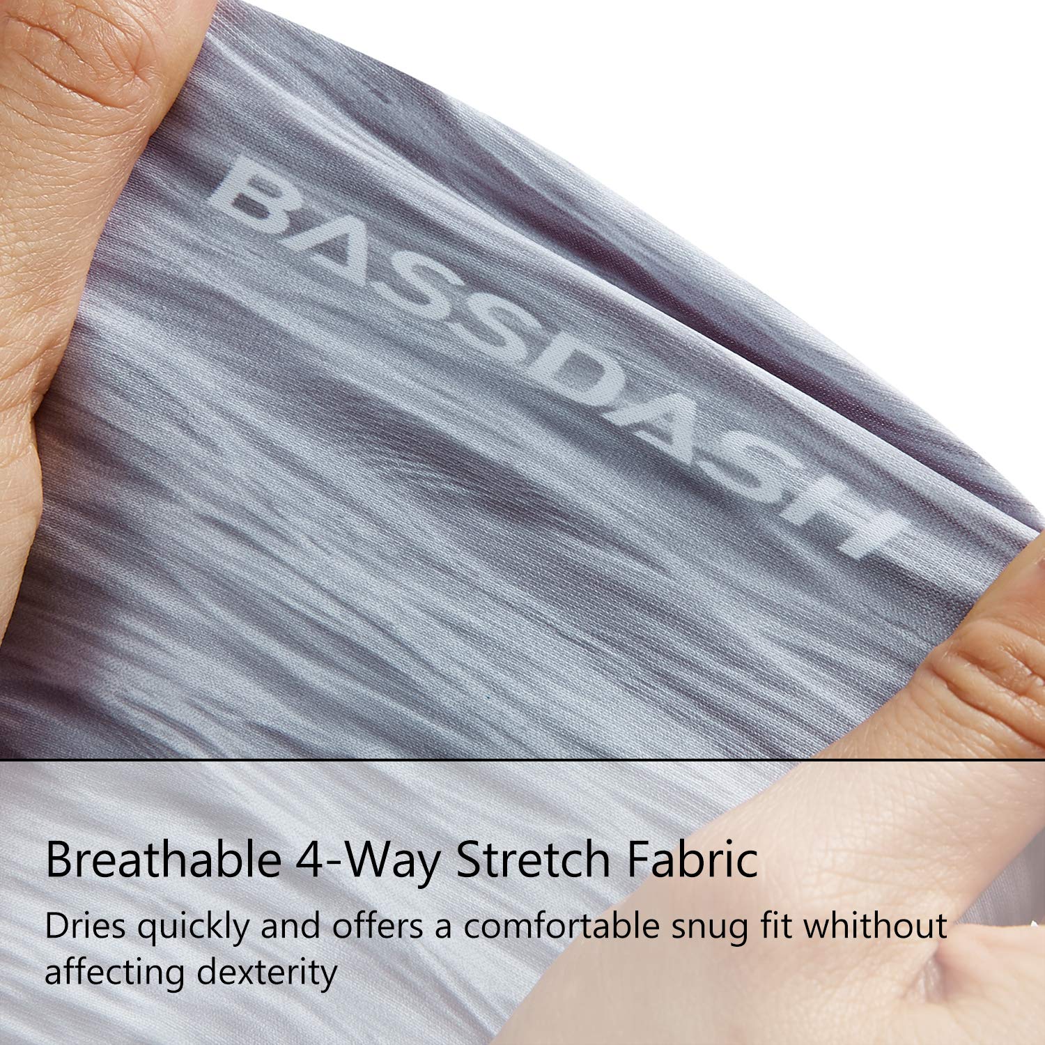 Bassdash ALTIMATE UPF 50+ Damen Angeln Handschuhe UV Sonnenschutz Fingerlos Für Kajak Fahren Paddeln Wandern Radfahren Fahren Training
