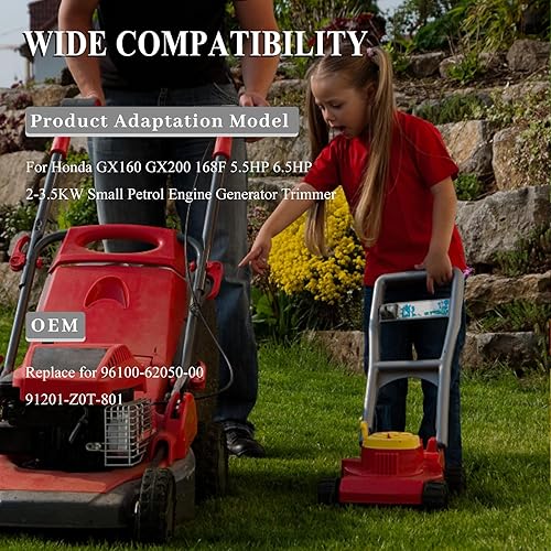 Miniatura 3 de HAISHINE Kit de sello de aceite de cojinete de cigüeñal para Honda GX160 GX200 168F 5.5/6.5HP 2-3.5kw motor de gasolina pequeño generador de motor