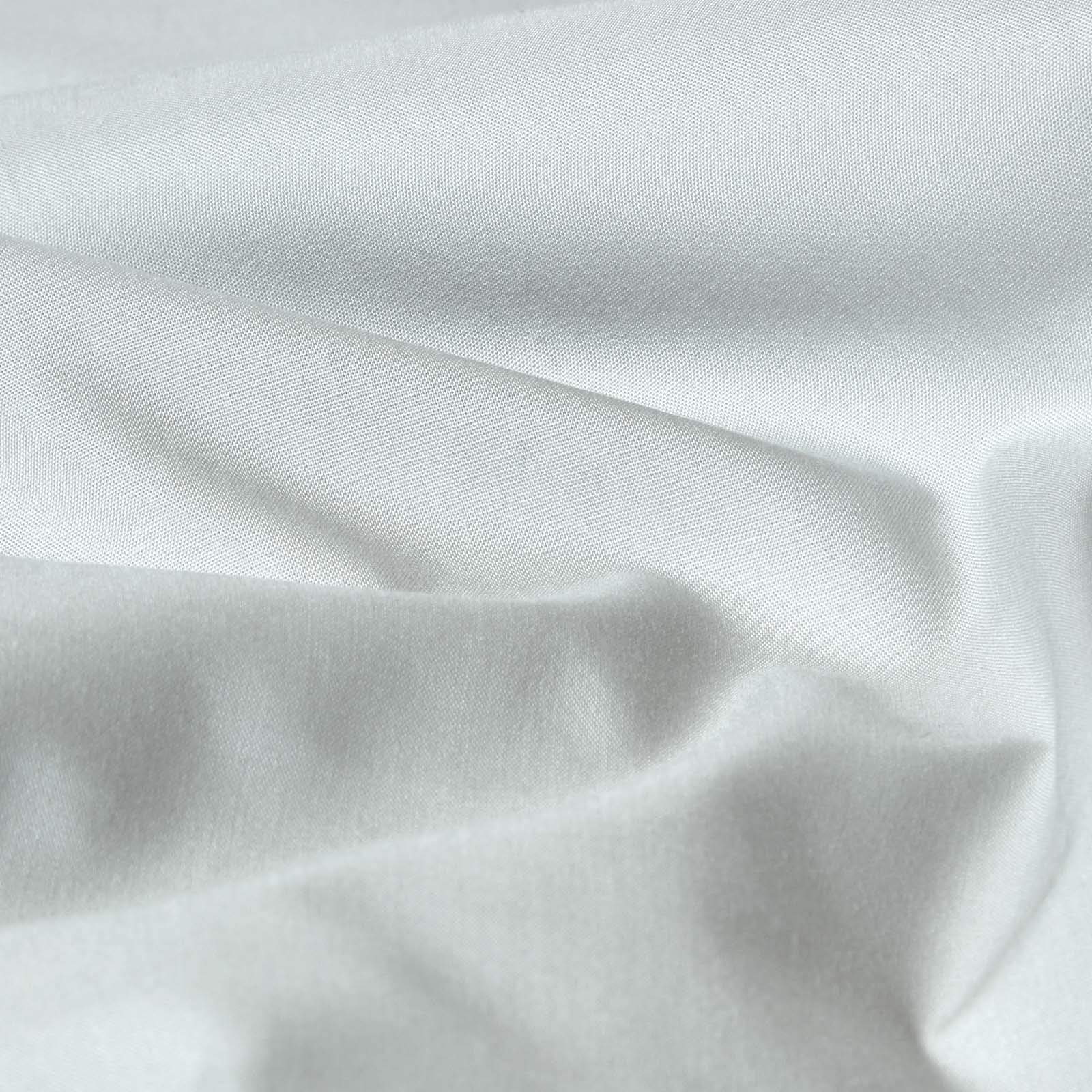 Homescapes 2 Pezzi Biancheria da Letto 155 x 200 cm Argento Grigio 100% Cotone Egiziano 200 Fili