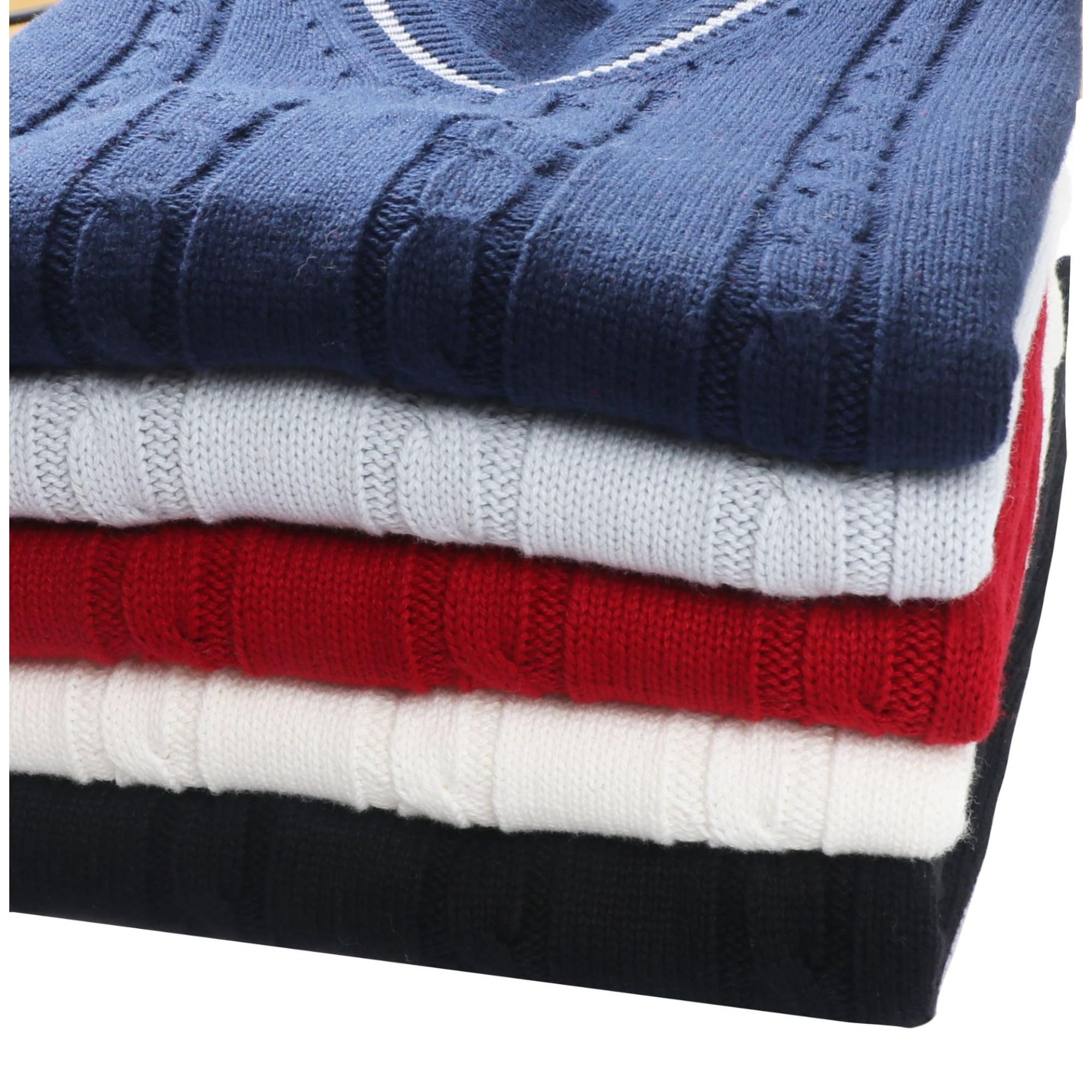Chaleco de punto trenzado con cuello en V para hombre, ajuste relajado, sin mangas, suéter de punto cálido y ligero