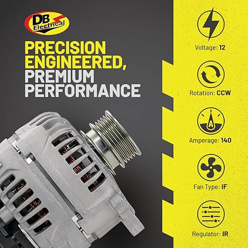 Miniatura 7 de DB Electrical 400-24150 Nuevo alternador para VW Volkswagen 2.5L Beetle 2006-2014, 2.5L Jetta 2011-2014, Passat 2012-2014, 11460N