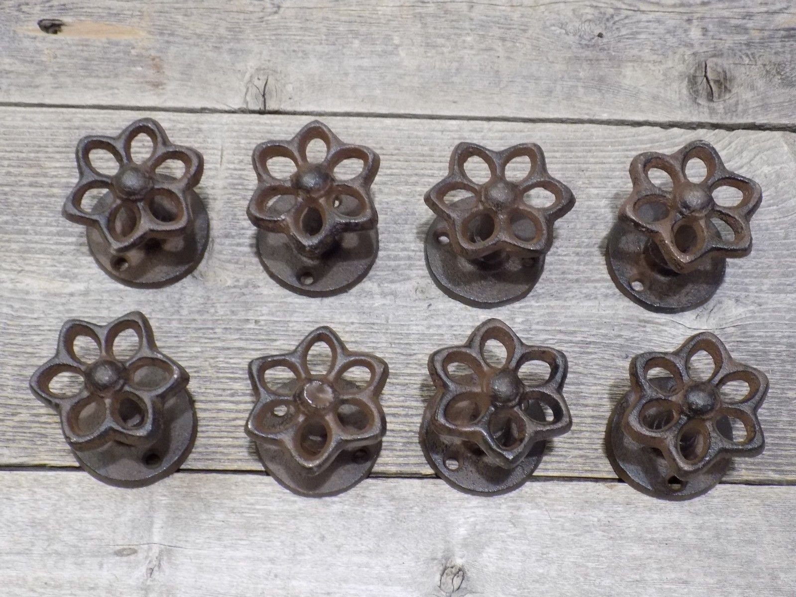 Midwest Craft House8 CAST Iron Faucet KNOB Spigot Flower Hooks Hydrant Coat HAT Drawer Pull Rack