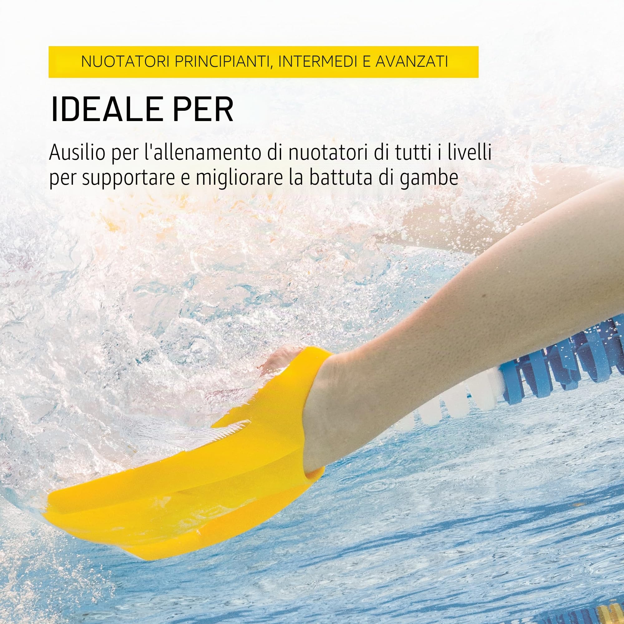 Finis – Unisex Edge Fin-Yellow, Small