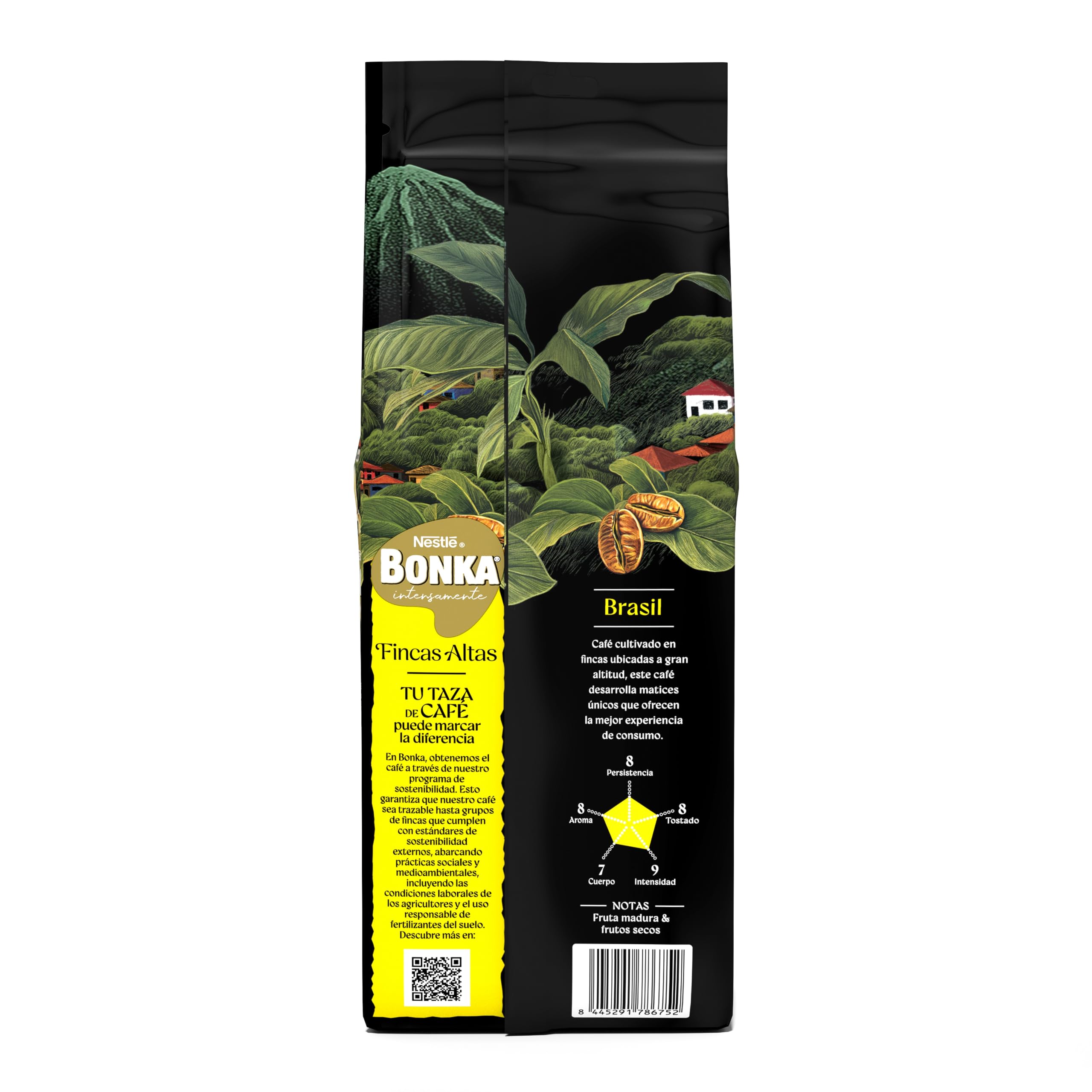 BONKA Cafe Grano Natural Arábica Brasil 800g