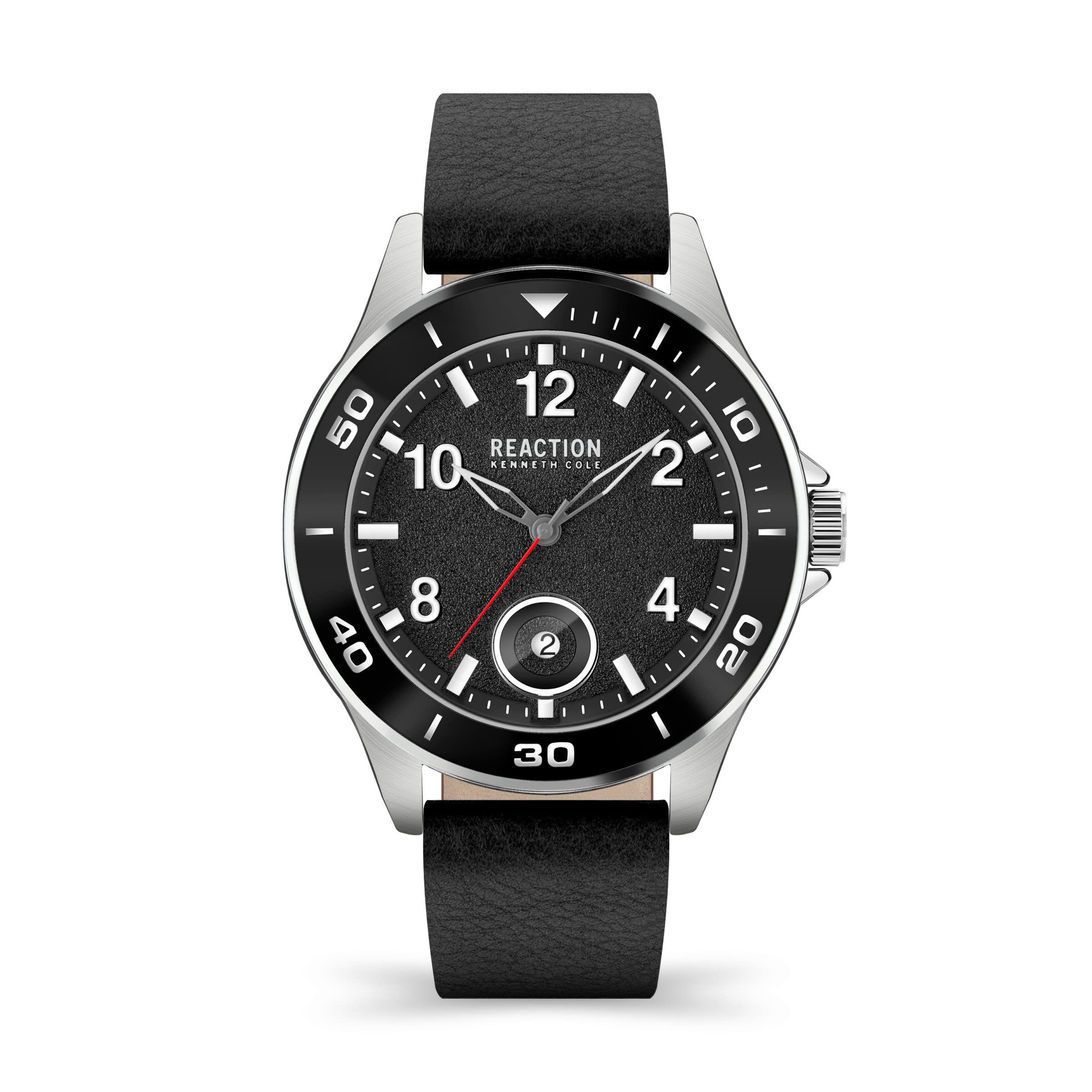 Kenneth Cole Reaction Analog Mens Watch - Krwgb2193501 (Black Dial Black Colored Strap) (B09KYGY28M) Amazon Price History, Amazon Price Tracker