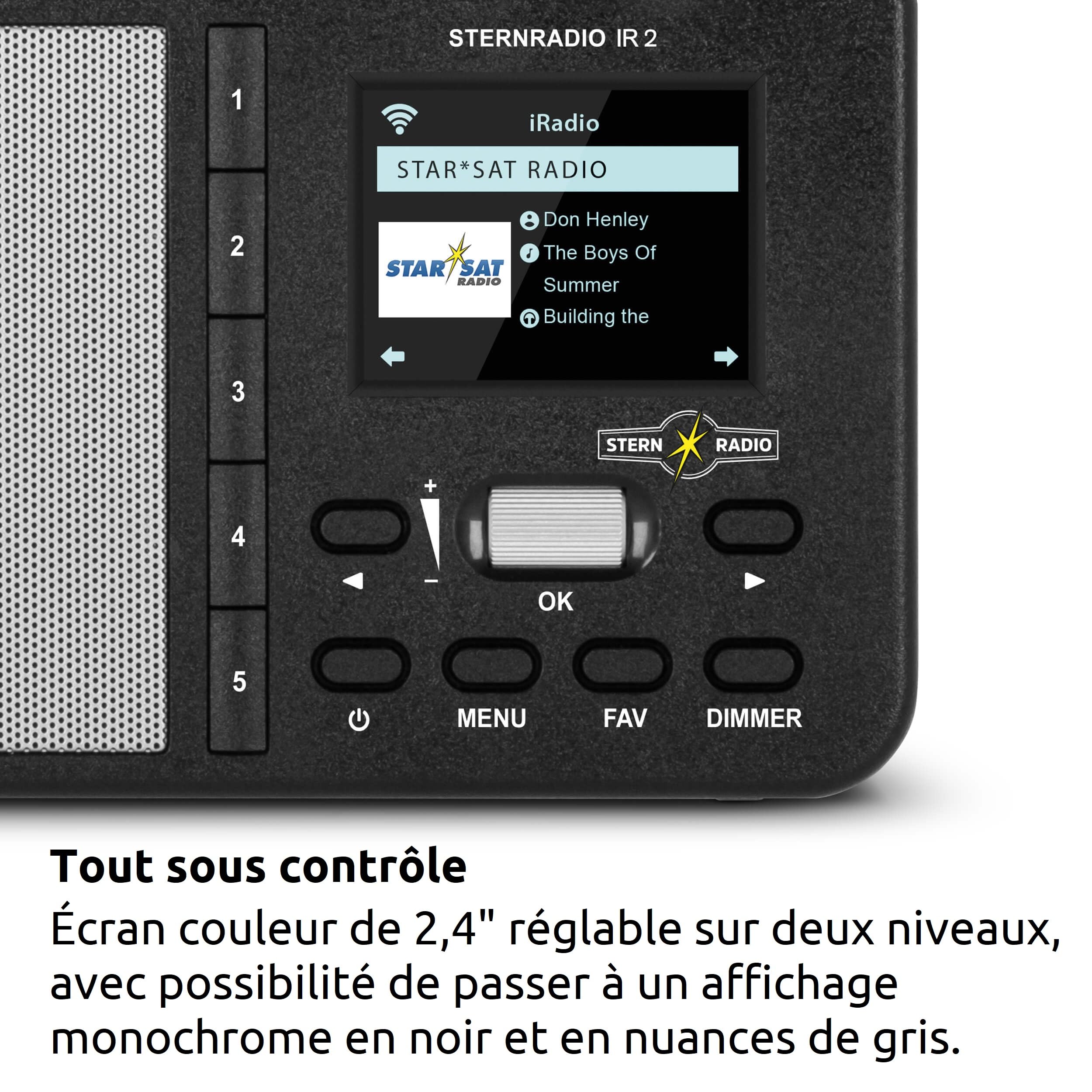 Technisat Radio Internet IR 2 Noir