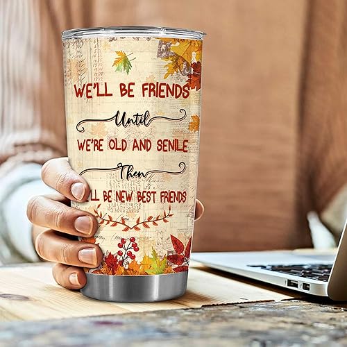 Miniatura 4 de WHIDOBE Vaso de café personalizado para hermana (2 hermanas), taza para hermana personalizada con avatares, nombres, citas, regalos para hermanas de