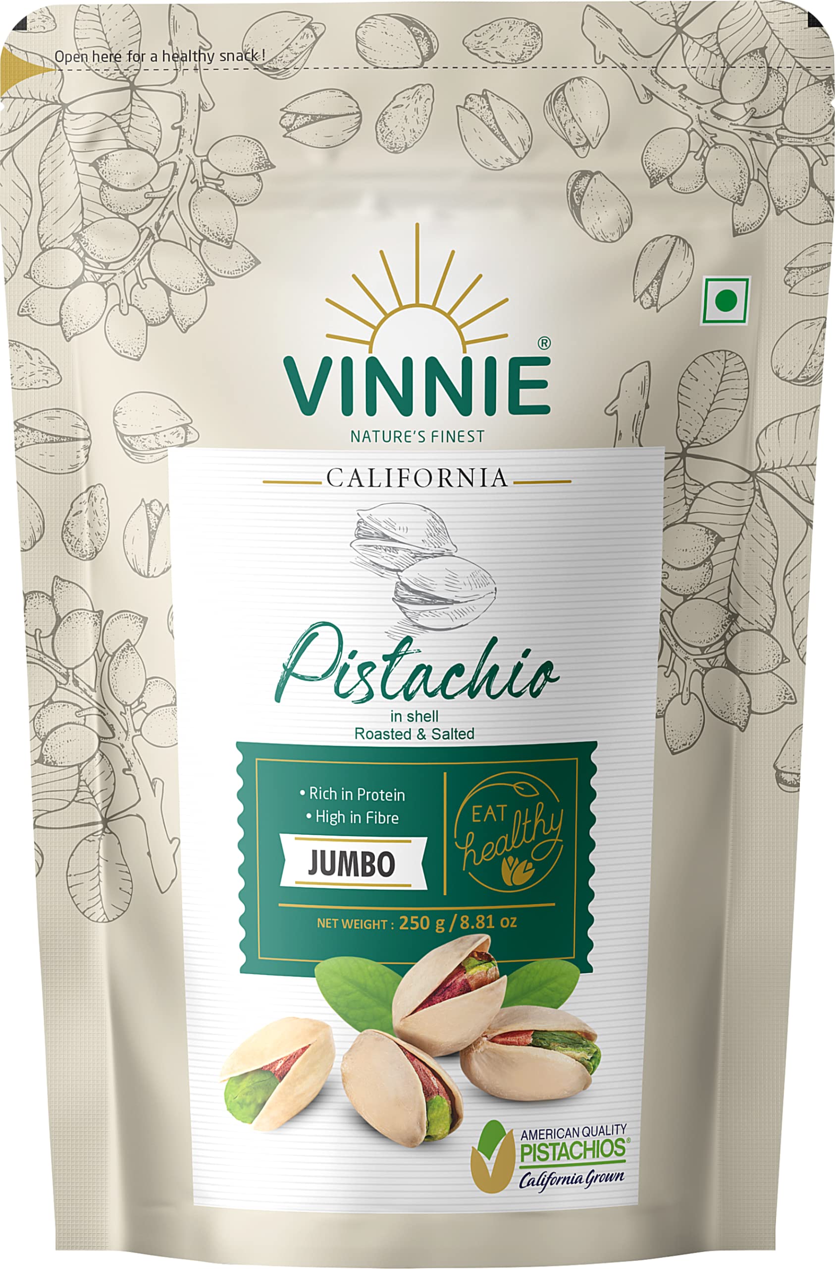 See full amazon price history chart for Vinnie American Jumbo Inshell Pistachios - Natural Pista Fruit - Roasted and Salted Pista with Shell - Raw, Tasty, Healthy Nuts and Dry Fruits - 250 Grams, Pack of 1 Vinnie American Jumbo Inshell Pistachios - Natural Pista Fruit - Roasted and Salted Pista with Shell - Raw, Tasty, Healthy Nuts and Dry Fruits - 250 Grams, Pack of 1 (B09M8DWRBS) Amazon Price History, Amazon Price Tracker