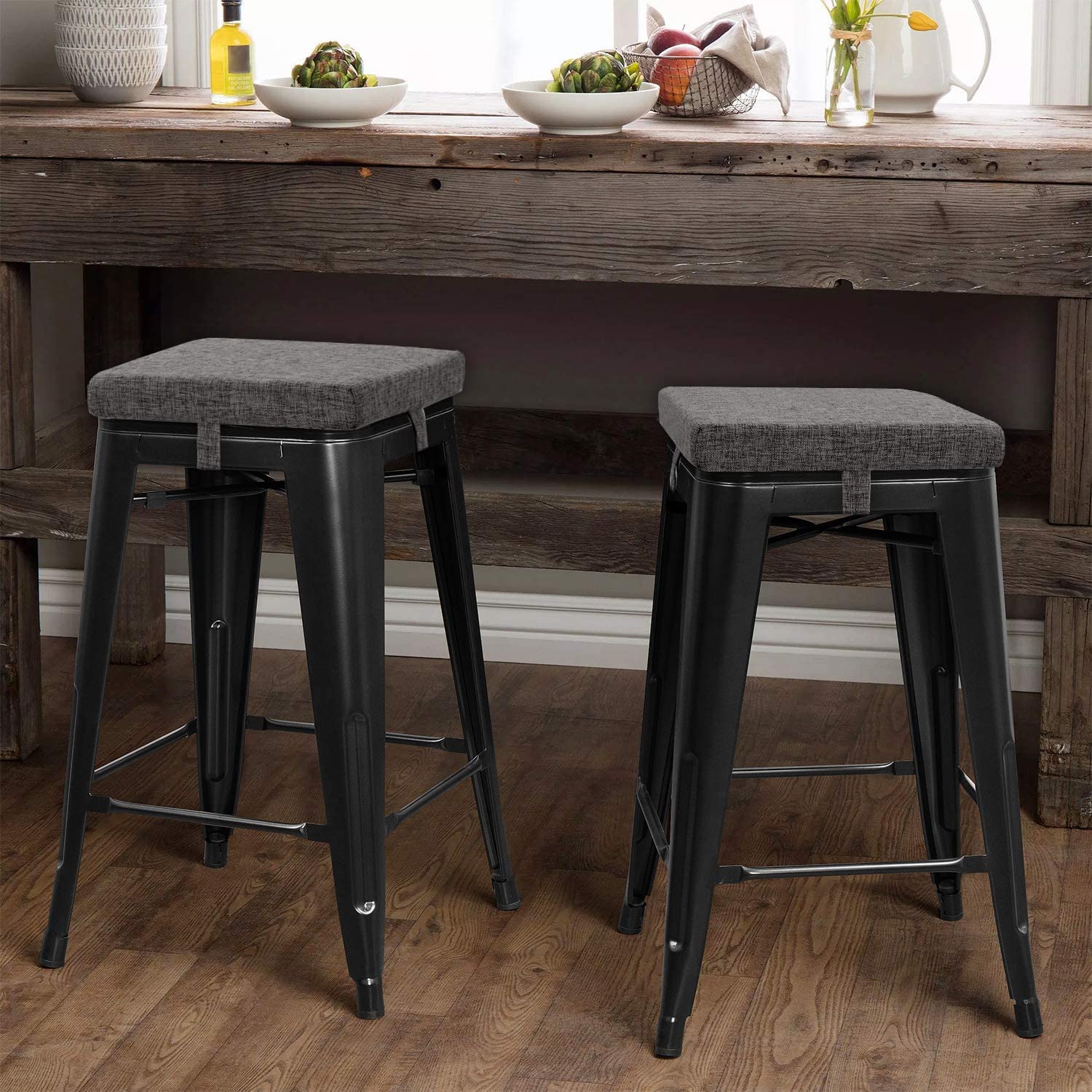Amazon.com: Tromlycs Bar Stool Cushion Square 12x12 Chair Seat