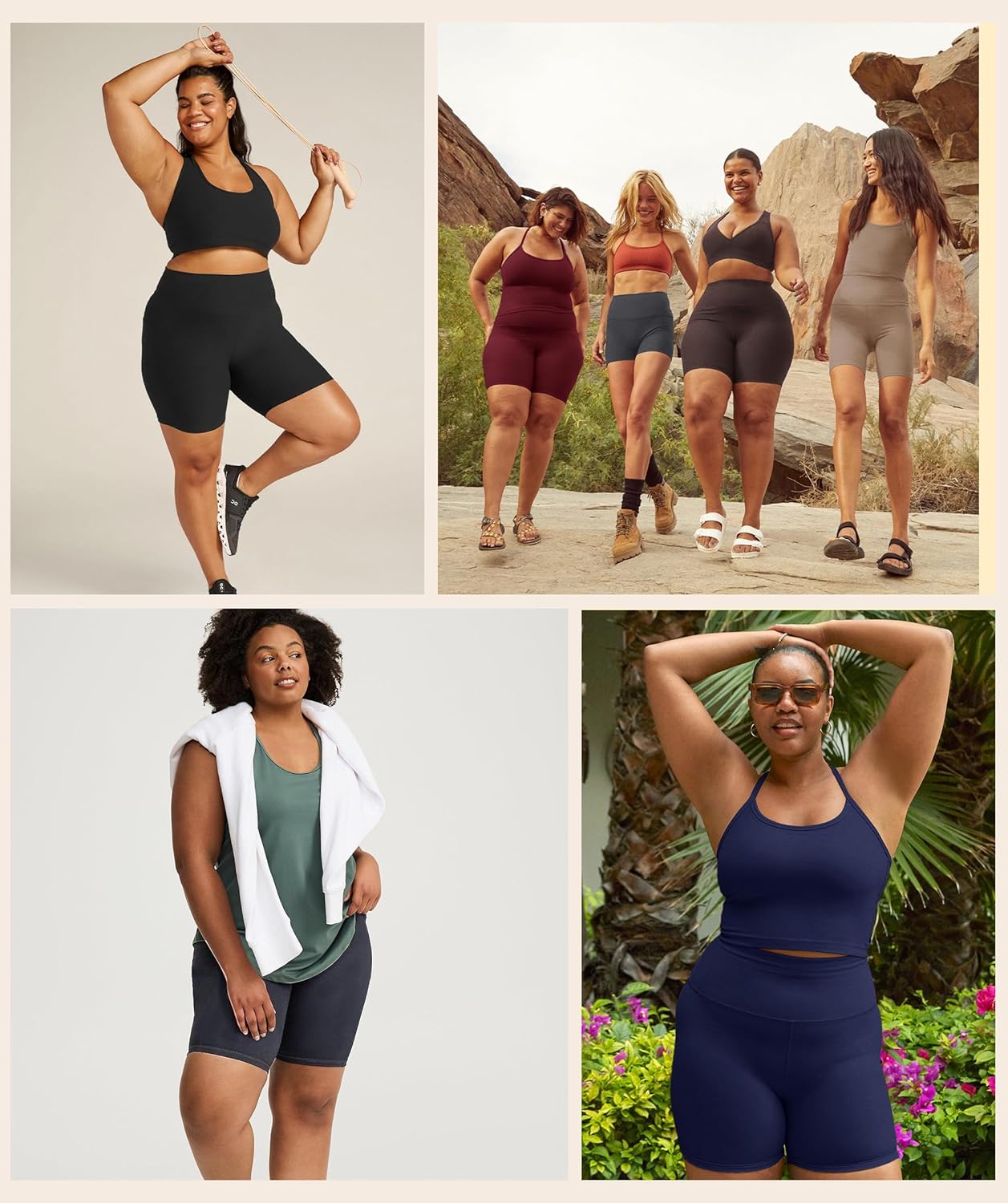 VALANDY Creamlush Plus Size Biker Shorts for Women - 8" High Waisted Ultra Soft Yoga Shorts(L-5XL) - Image 6