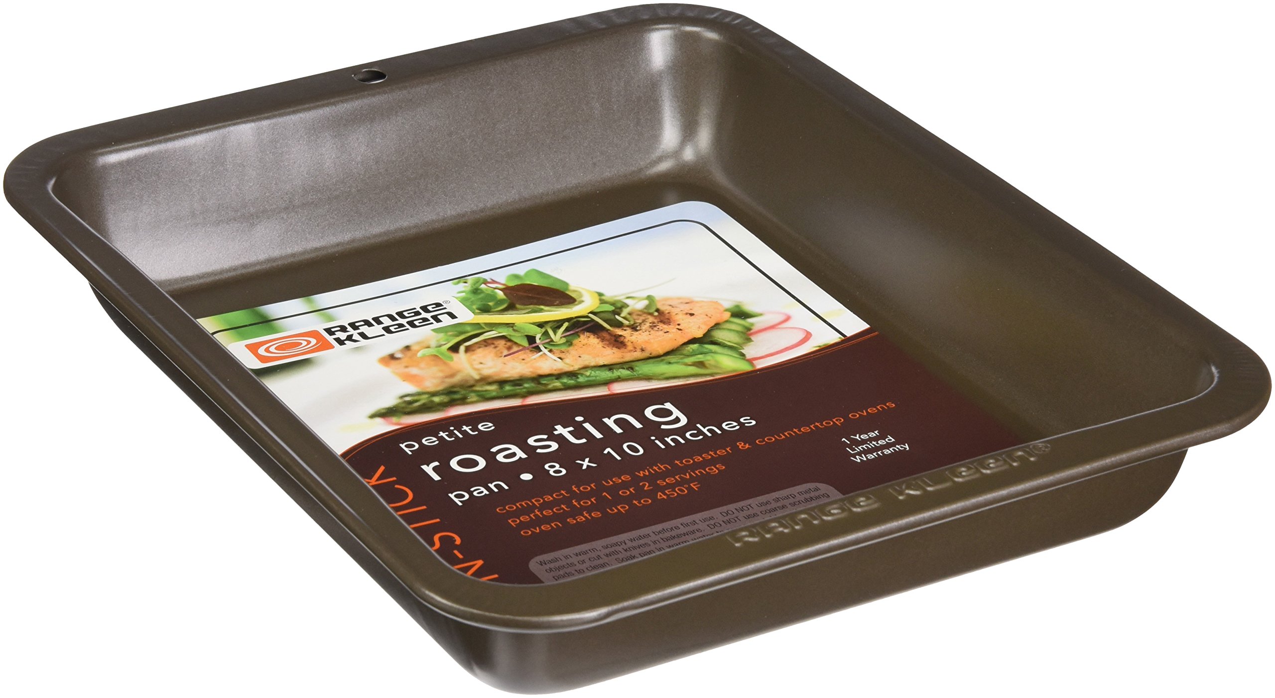 Range Kleen Non-Stick Petite Bakeware Roasting Pan, 8 by 10-Inch