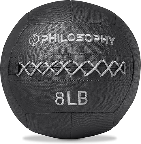 Philosophy Gym Bola de pared  Bola medicinal con peso suave con agarre antideslizante