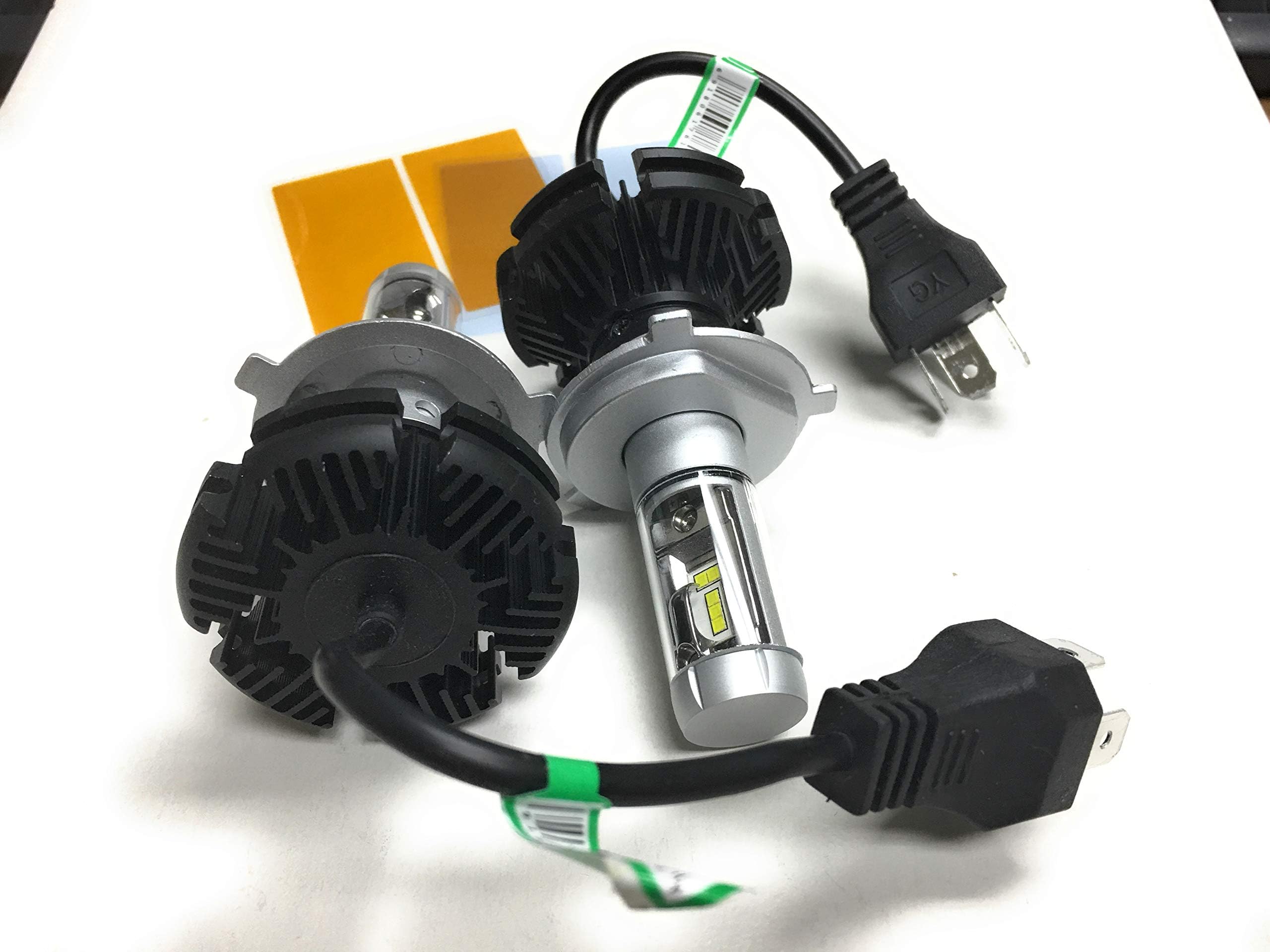 OajenLED headlight kit 6000 lumen 6500K, 50 Watts, white, yellow or light blue (H4 / 9003 / HB2)