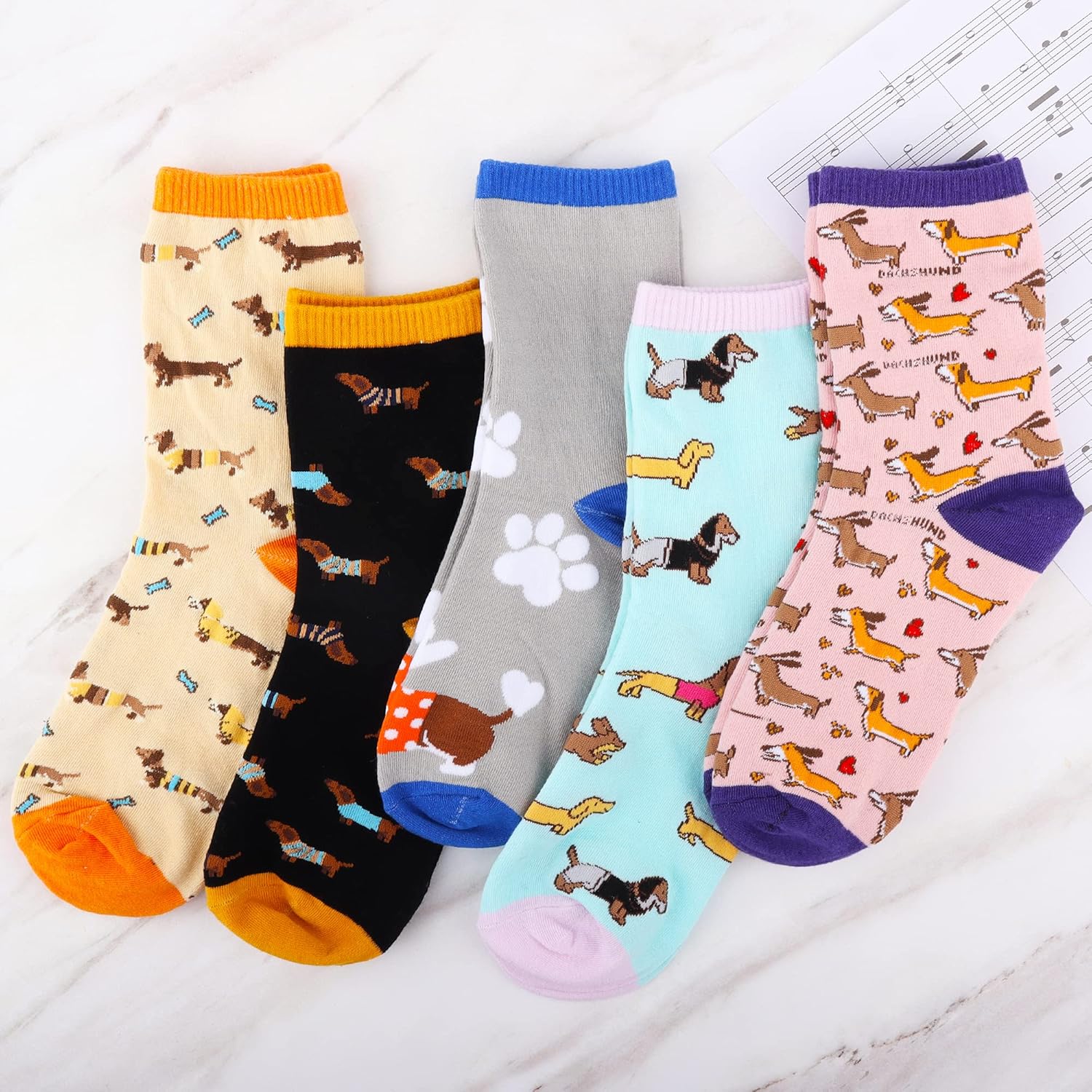 Jeasona Women's Cute Socks Funny Christmas Birthday Gifts for Women Mom Teenage Girls - Image 3