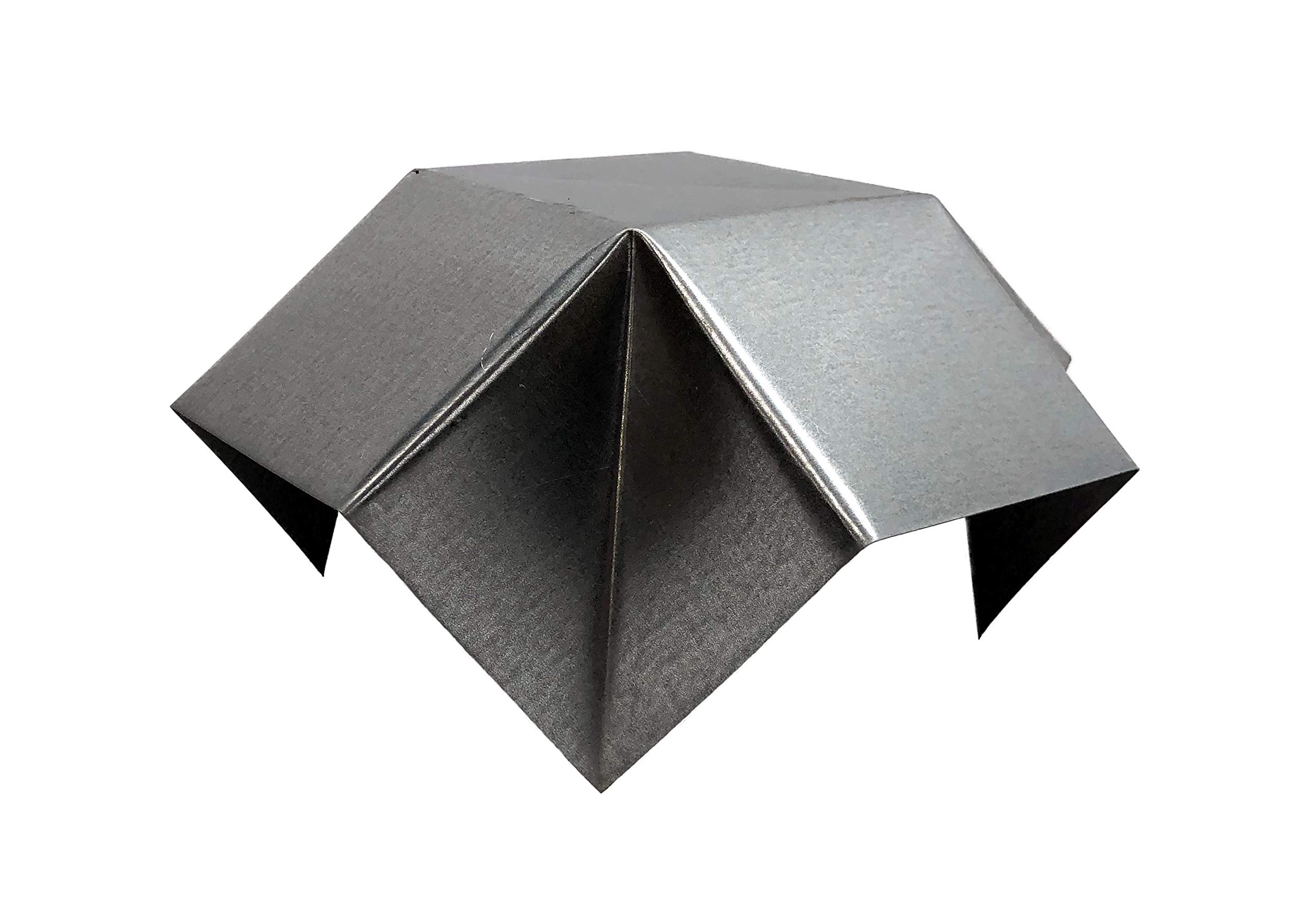 Buy Roof Vent Cap in Galvanized Steel FoldStyle Rain Cap for Roof