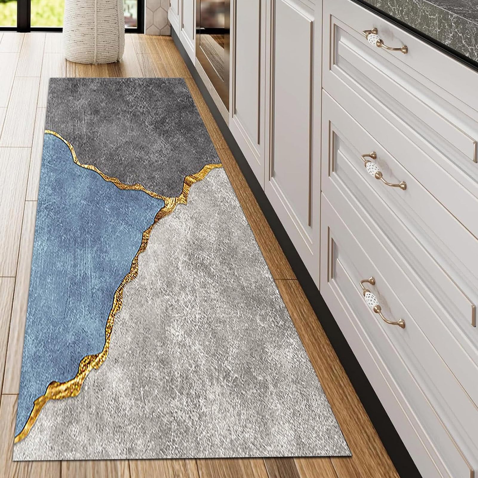 HLUONGTN Narrow Runner Rug Corridor Kitchen Carpet Runners for Laundry Bedroom Doormat Runner/One Color/60X450Cm