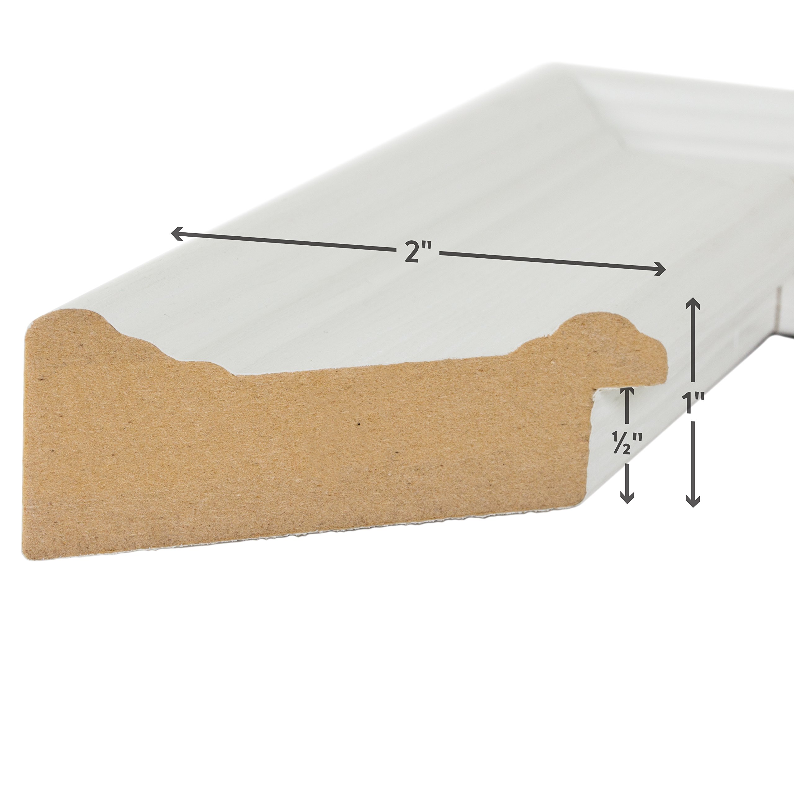 Craig Frames Revival, 16x20 Picture Frame, Melinga White Oak