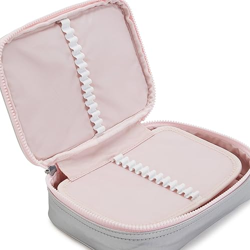 Vista 135 de Kipling - Estuche impreso para 100 bolígrafos para mujer, accesorios de organización, suministros de arte, maquillaje, organizador de viaje Aqua