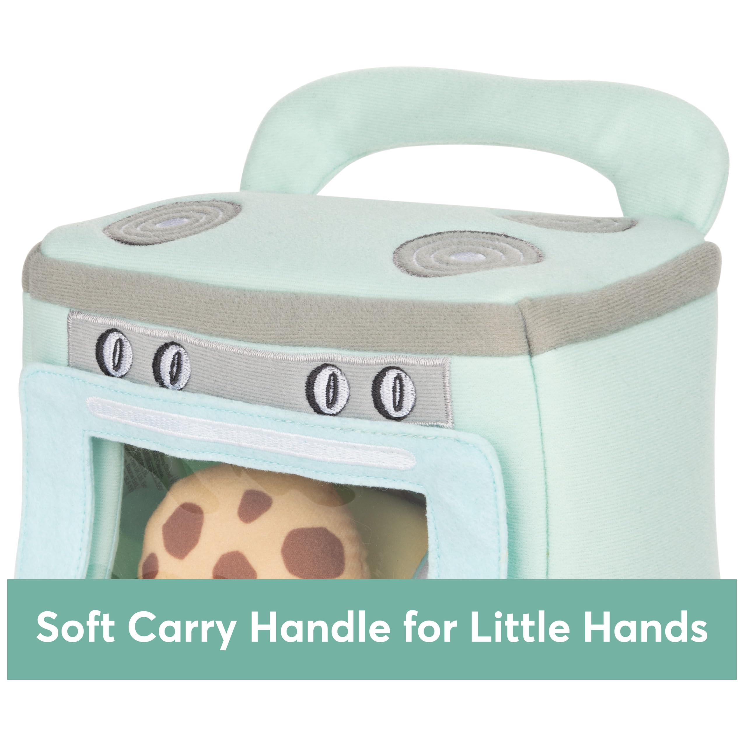 Baby GUND My First Baking Plush Playset mit Geräuschen, Rasseln, Quietschen und Falten, sensorisches Plüsch-Spielzeug für Babys und Neugeborene