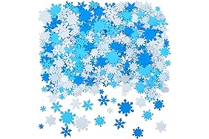 DIY Crafts with 600 Pieces Self-Adhesive Foam Snowflake Stickers