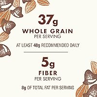 Vista 4 de Cascadian Farm Granola orgánica, cereal de almendras de chocolate oscuro, bolsa resellable, 11 onzas