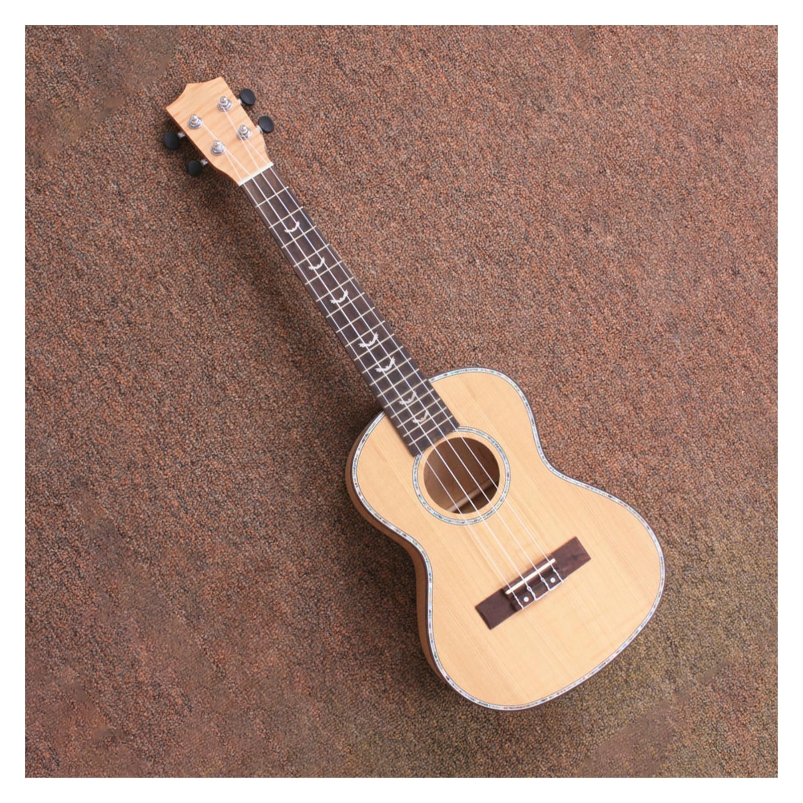 27-calowy Drewniany Ukulele Z Korpusem Klonowym, Czterostrunowy Mały Instrument Gitarowy Dla Miłośników Muzyki Ukulele dla Początkujących