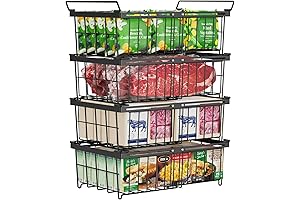 iSPECLE Deep Freezer Organizer (4-Pack) for 10 to 20 Cu.FT Freezer