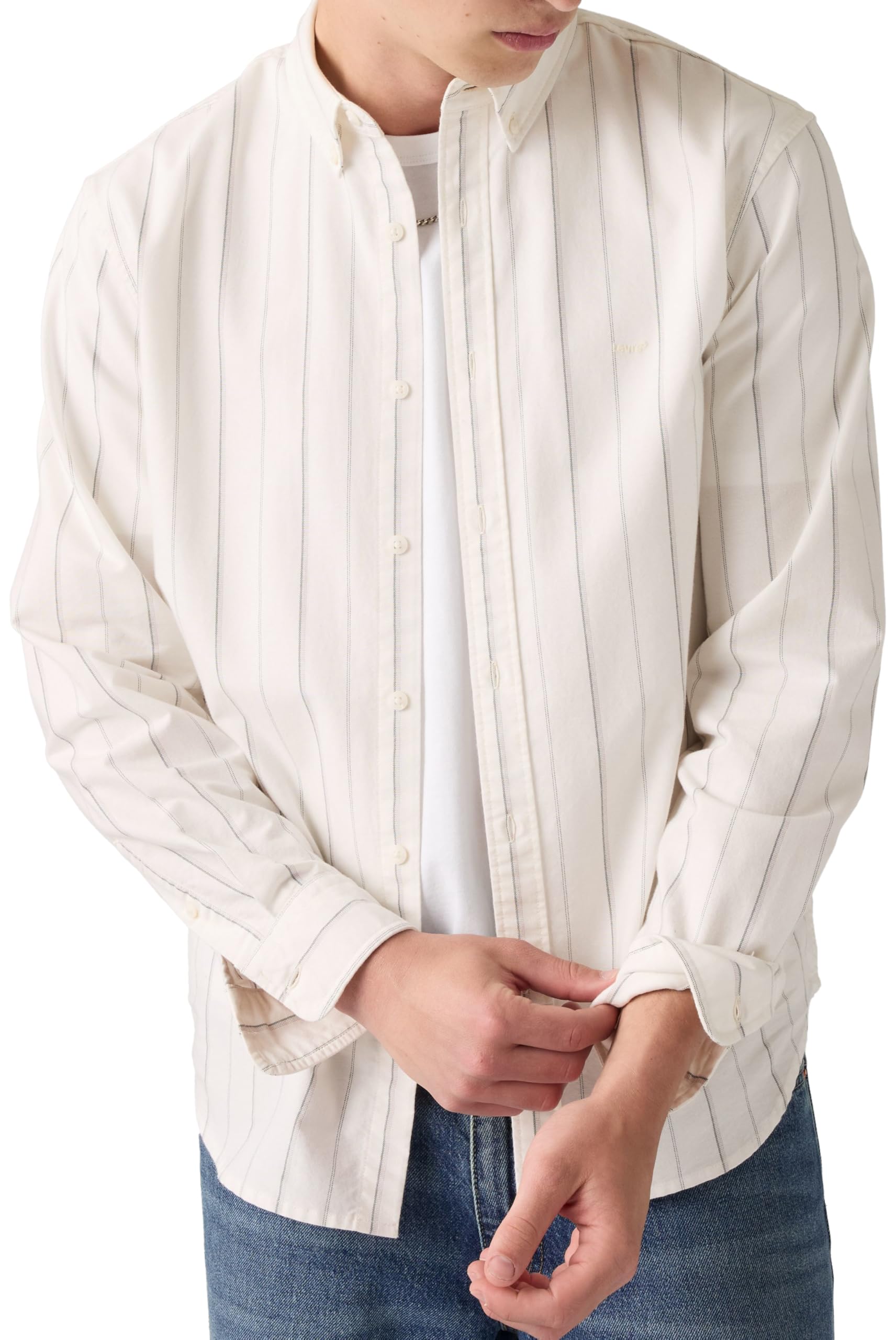 Levi's Authentic Button Down Oisin Stripe Cloud