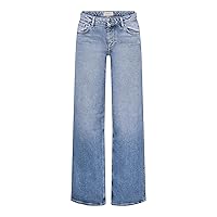 S ONLJUICY LW Wide Leg DNM REA365 Noos - Jeans Elasticizzati da Donna