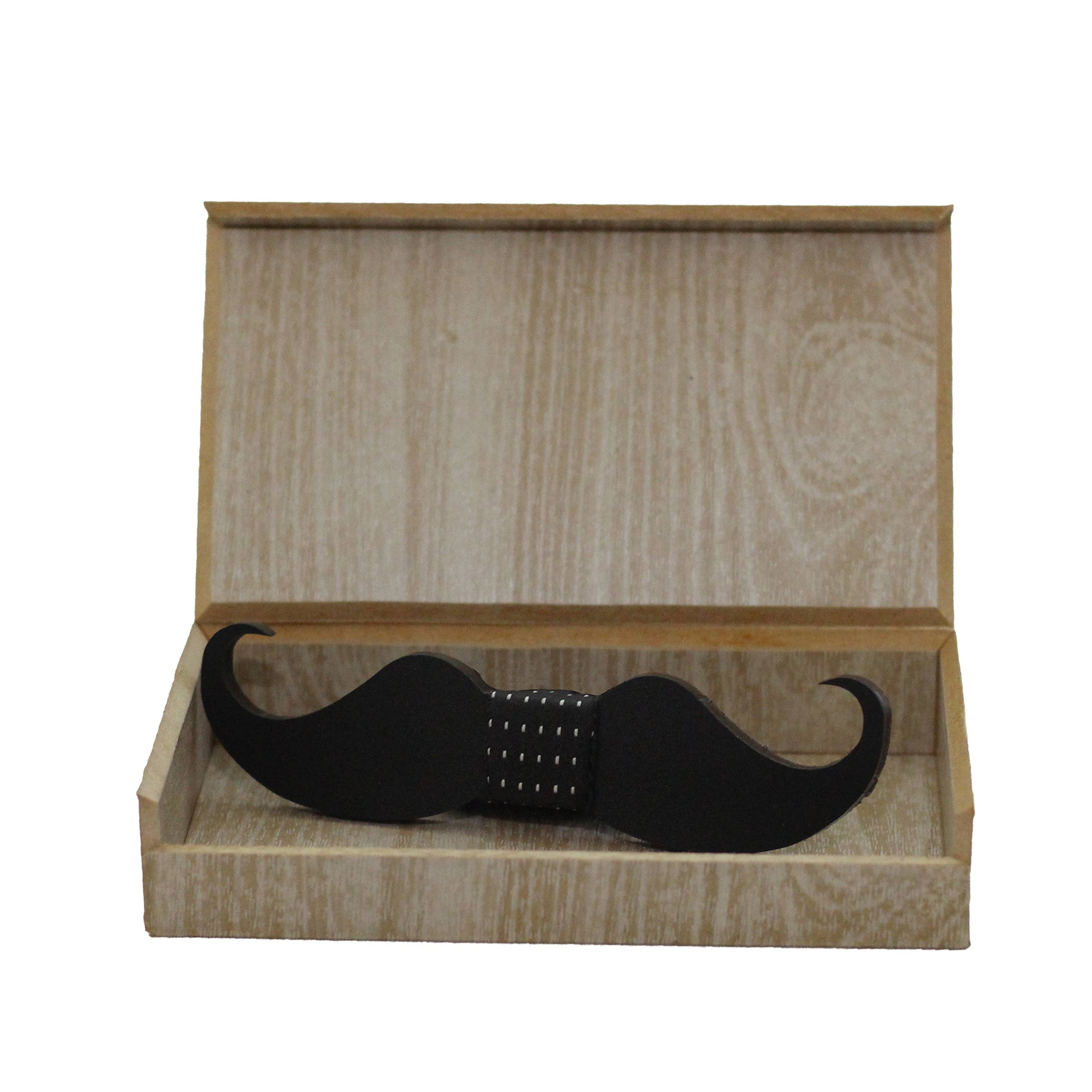 Men's Wooden Bow Tie (Black)-image-29