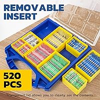 Vista 2 de haisstronica - Kit de 520 conectores para cable, terminales de conectores eléctricos impermeables para embarcaciones, electricidad, electrónica