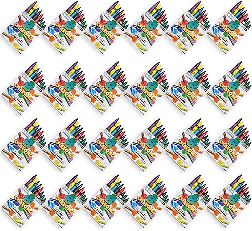 ArtCreativity Mega Crayons Set - Juego de 192 crayones - Manualidades y suministros artísticos - Divertido recuerdo de fiesta y premio para niños a
