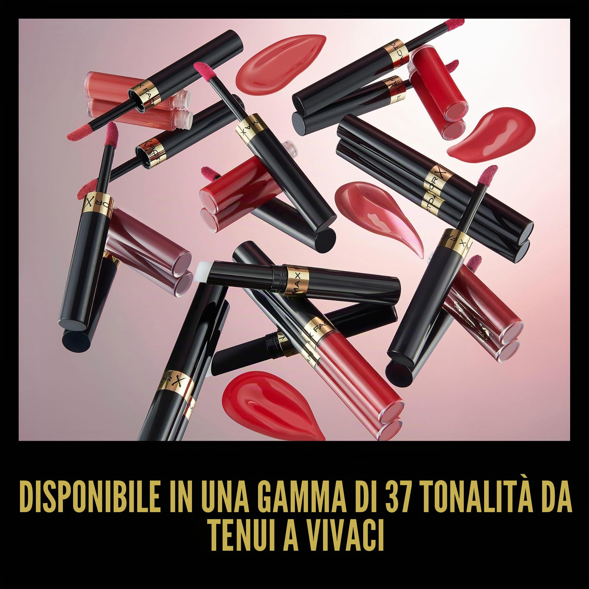 Max Factor - Lipfinity Lip Colour - Rossetto Lunga Durata e Gloss Idratante con Applicazione Bifase - Nuance 016 Glowing - 2.3 ml e 1.9 g
