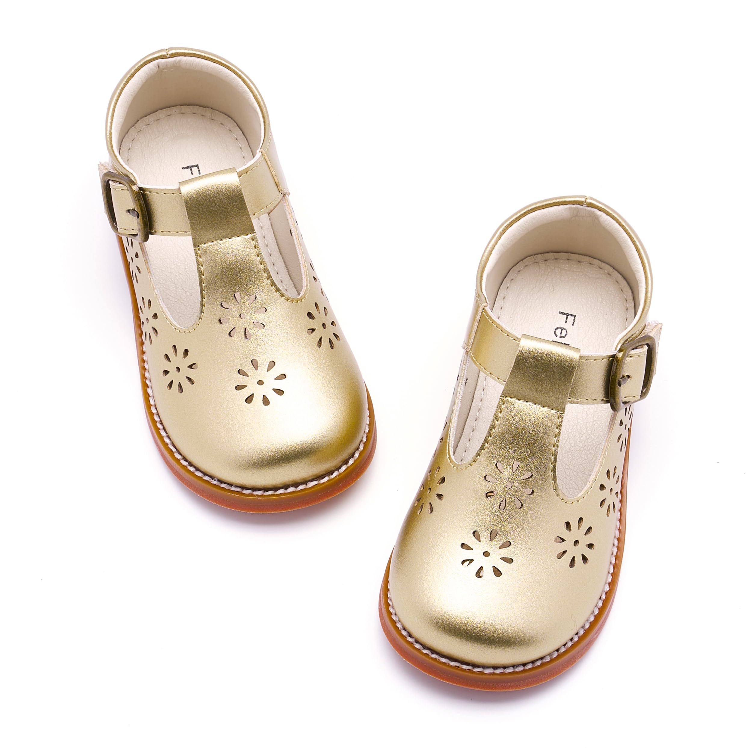 Felix & Flora Toddler Little Girl Mary Jane Dress Shoes - Ballet Flats for Girl Party School Shoes — view 10