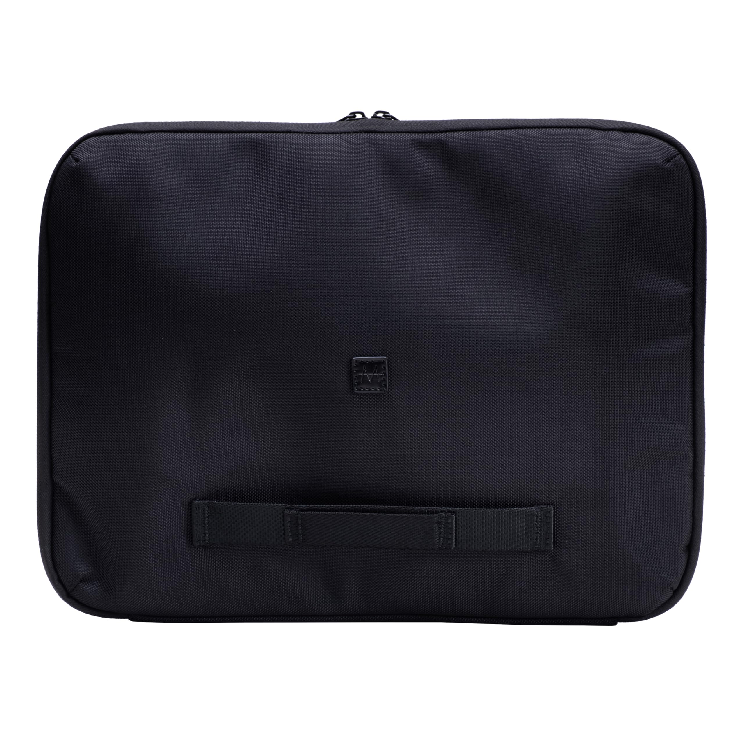 The NYC T-Pack from Merzon Travel, Laptop/Tablet Sleeve with Organized Storage, Protective Tech Organizer with Handle, Made from Sturdy Ballistic Nylon, Fits Up To 16 Inch Laptop, TP-315-BLK, Black
