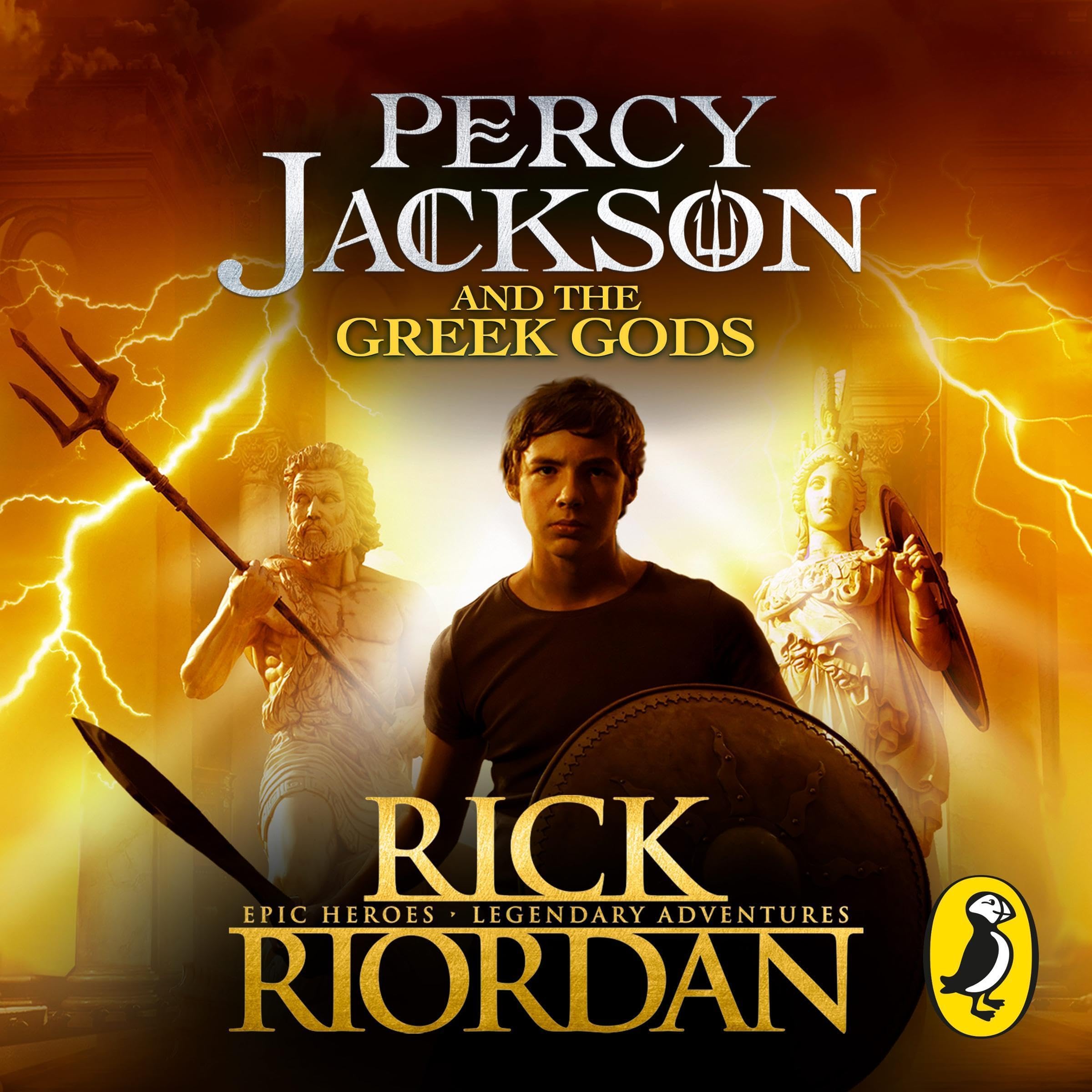 Cover art for Percy Jackson and the Greek Gods