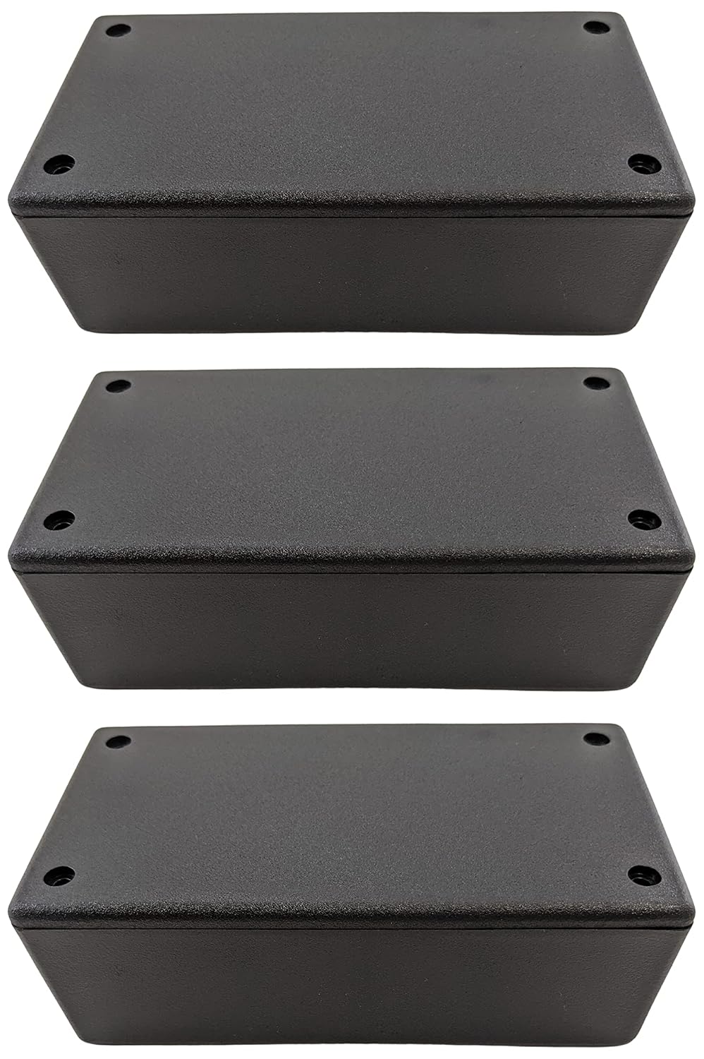 3 Pack ABS Plastic Electronic Project Box with PCB Mounting Slots - Includes 4 Screws and Lid, 4.9" x 2.5" x 1.5" by EX ELECTRONIX EXPRESS