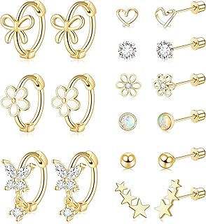 Hypoallergenic Earrings for Girls Surgical Stainless Steel Kids Jewelry for Teens Women Toddler Cute