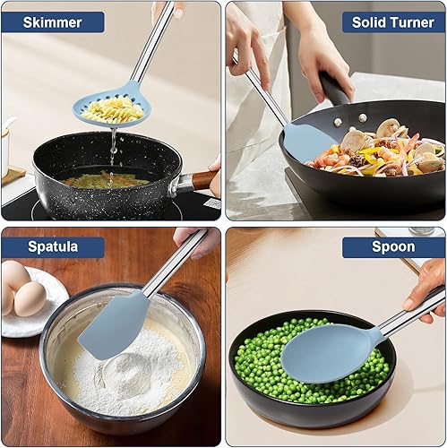 Miniatura 7 de Juego de utensilios de cocina de 8 piezas, color azul