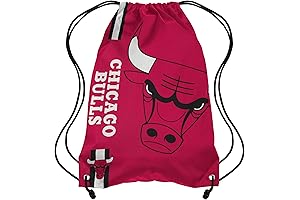 FOCO NBA Big Logo Drawstring Backpack: Bulls Backpack