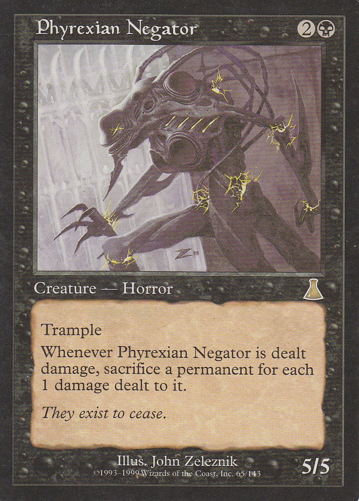 Amazon.com: Magic: the Gathering - Phyrexian Negator - Urza's