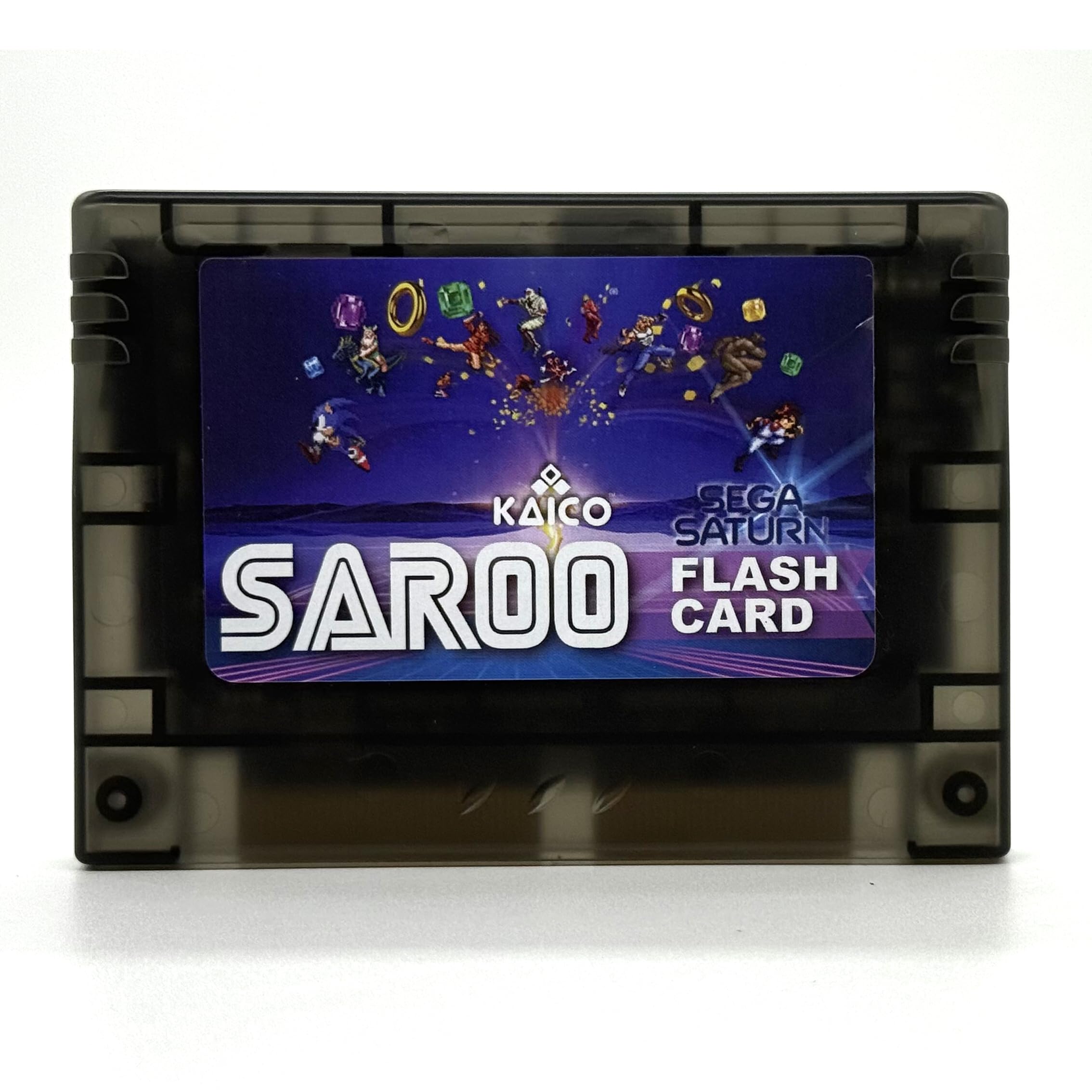 Kaico Sega Saturn Saroo Flash Cart - Cartuccia All in One - Costruito in Saturn Pseudo Kai - Viene fornito con una scheda di memoria Micro SD ufficiale da 8 GB - SS Saroo v1.3 Flash Drive