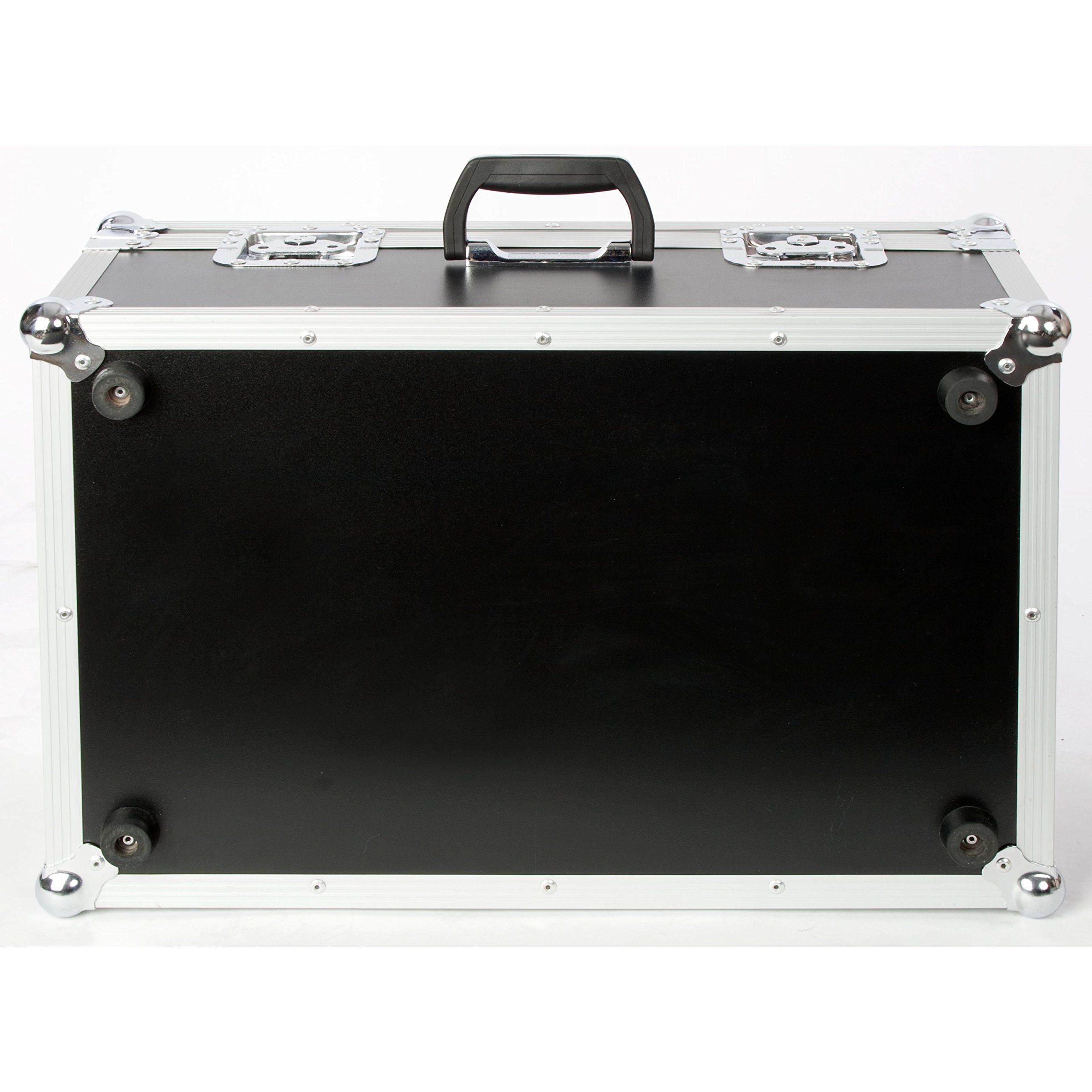 MUSIC STORE Universal Foam Case II - Robustes Wasserabweisendes Holzcase - Individuell Anpassbare Hartschaumeinlagen - Butterflyverschlüsse - Ideal für Controller, Mixer, Werkzeug - Außenmaße